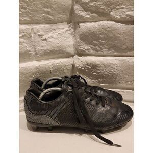 DREAM PAIRS Mens Football Shoes FG Soccer Shoes SUPERFLIGHT-2 BLACK/GREY sz  6.5